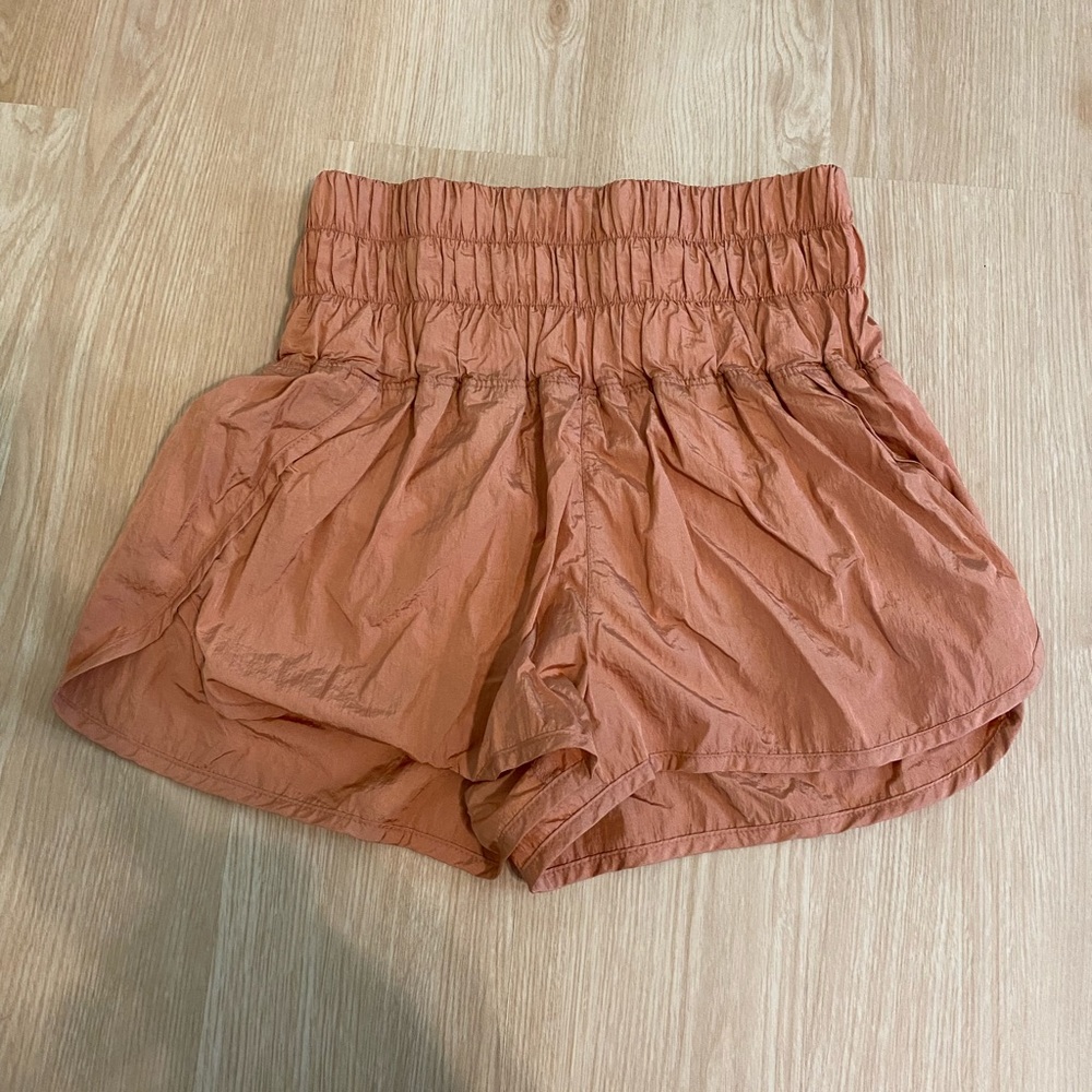 Fp movement brushed apricot shorts